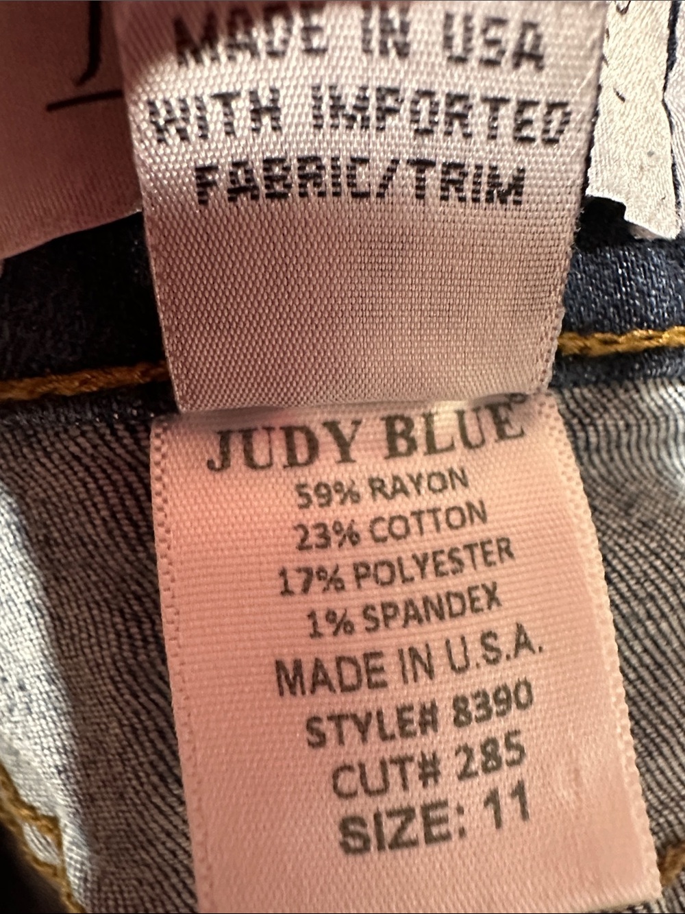 Judy Blue Indigo Wash Skinny Jeans - Picture 3 of 9